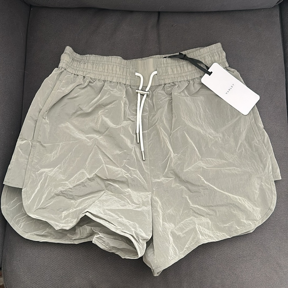 Varley Gray Athletic Shorts - Picture 4 of 5